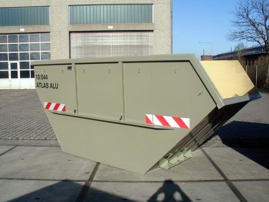 Offene asymmetrische Absetzmulde mit Standardschütte