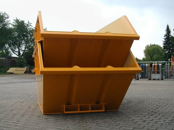 Offene Absetzmulde asymmetrisch