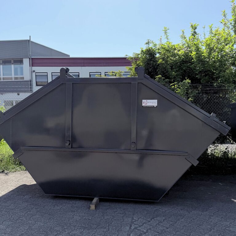 Bild 1 - Geschlossene Absetzmulde 10 cbm